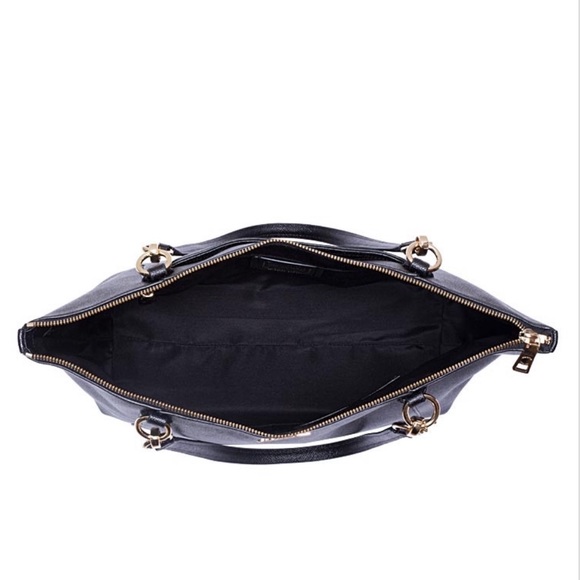 Coach Ava Black Leather Tote - Picture 8 of 10